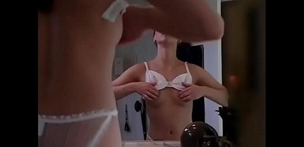  Sexy teen filmed in secret to the bathroom